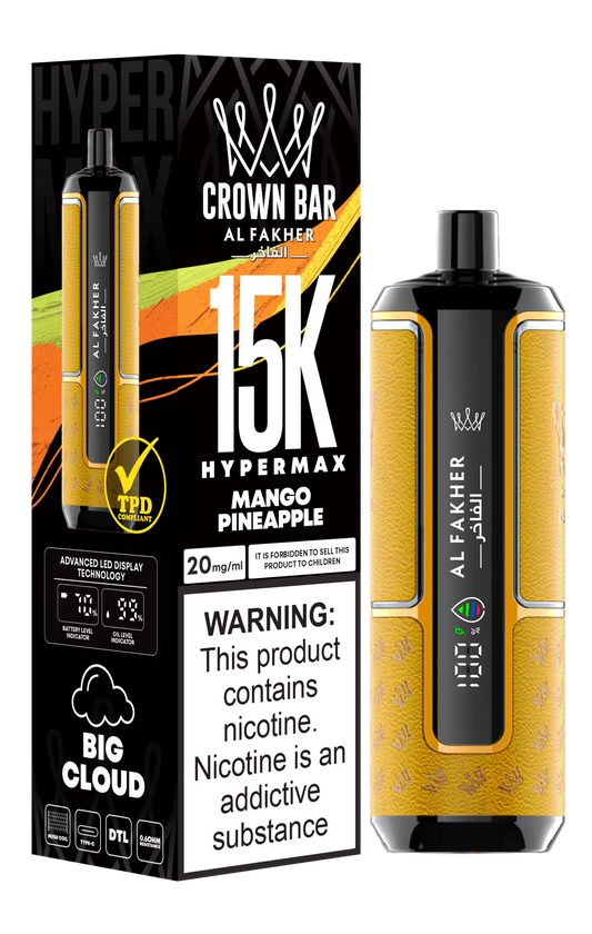 Al Fakher Crown Bar Hypermax 15K