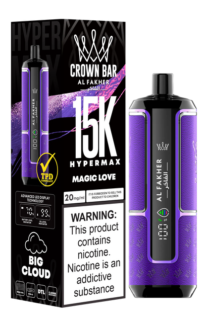 Al Fakher Crown Bar Hypermax 15K