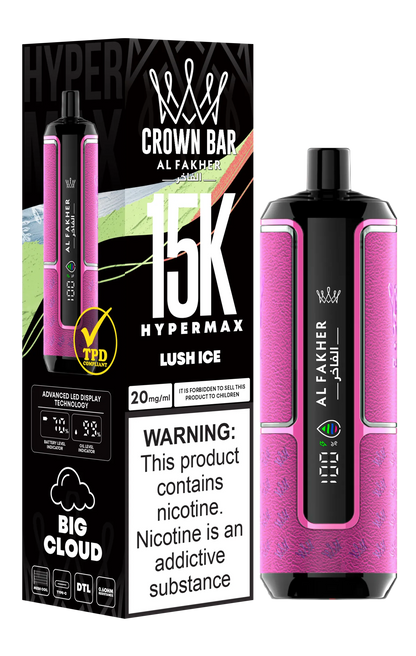 Al Fakher Crown Bar Hypermax 15K