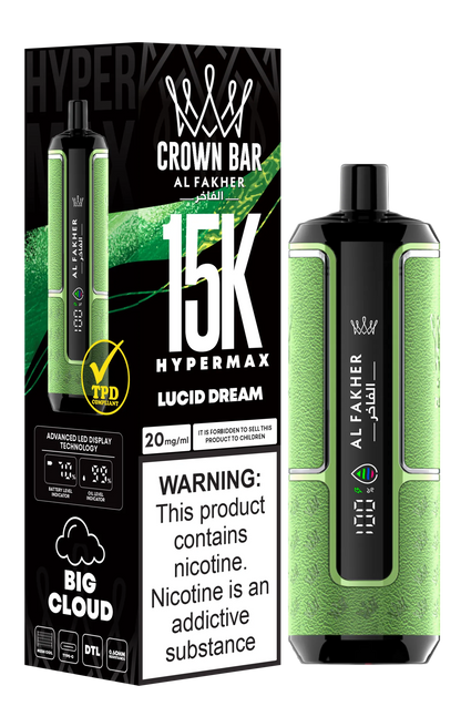 Al Fakher Crown Bar Hypermax 15K