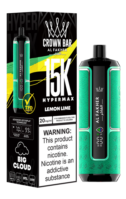 Al Fakher Crown Bar Hypermax 15K
